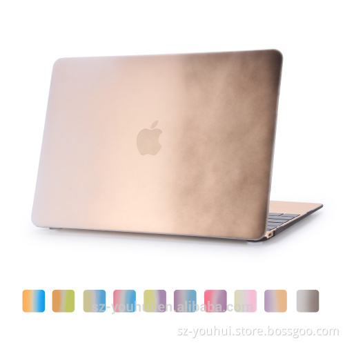 Manufactory Rainbow Flip Cover Hard Protective Case for Macbook 12.1" for Apple Laptop with Retina